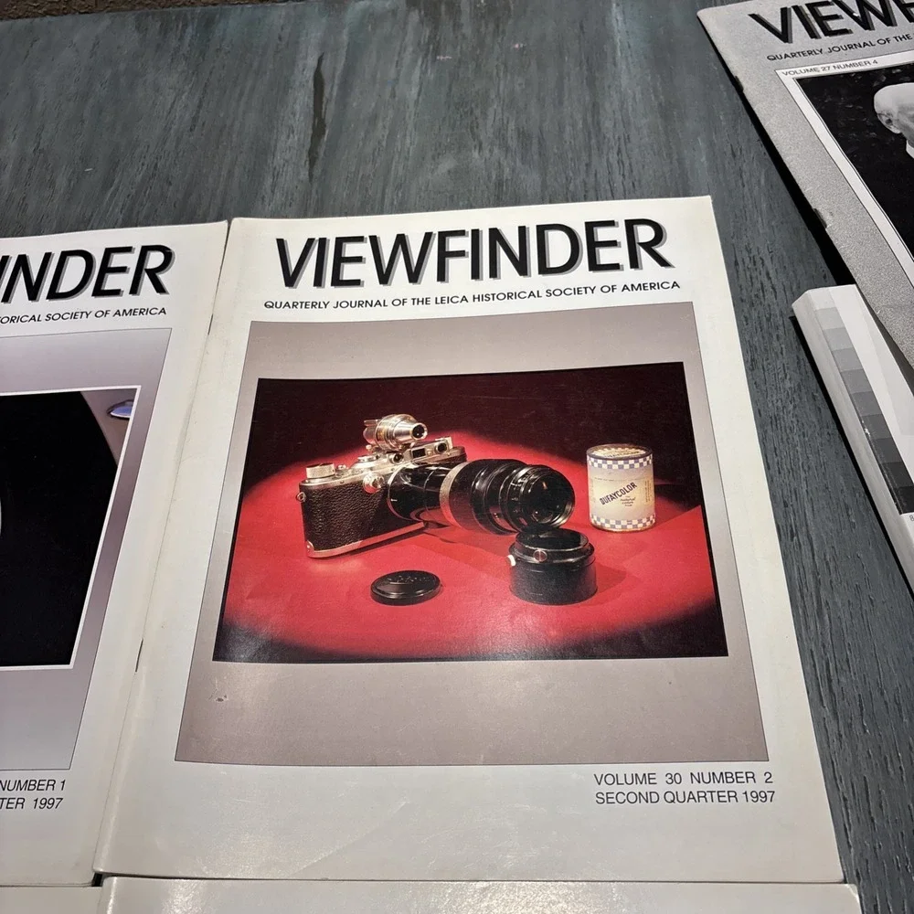 1997 V30 1-4 ~ Viewfinder Leica Quarterly Journals (LHSA) - Rare!